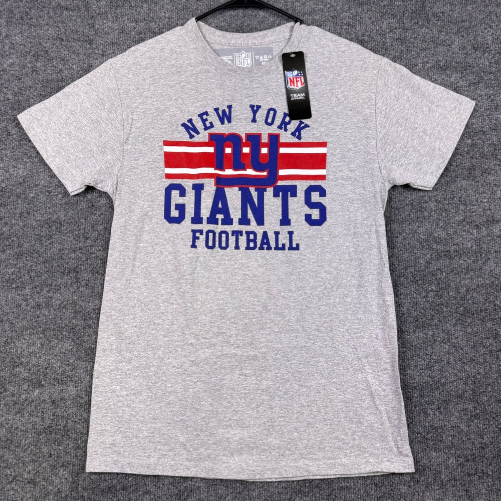 NFL Team Apparel New York Giants Heather Grey‎ Graphic T-Shirt Mens Medium NWT